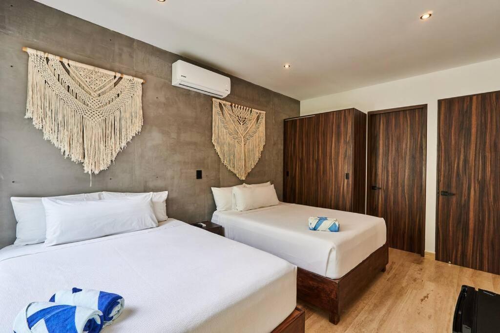 Tulum Escape - Stylish Pool, Gym & Parking Apartamento *