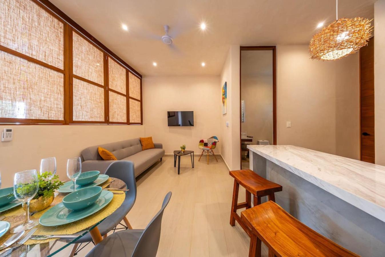 Сasa de vacaciones Lux 1 Bedroom With Rooftop Pool In Jungle At Paraiso *