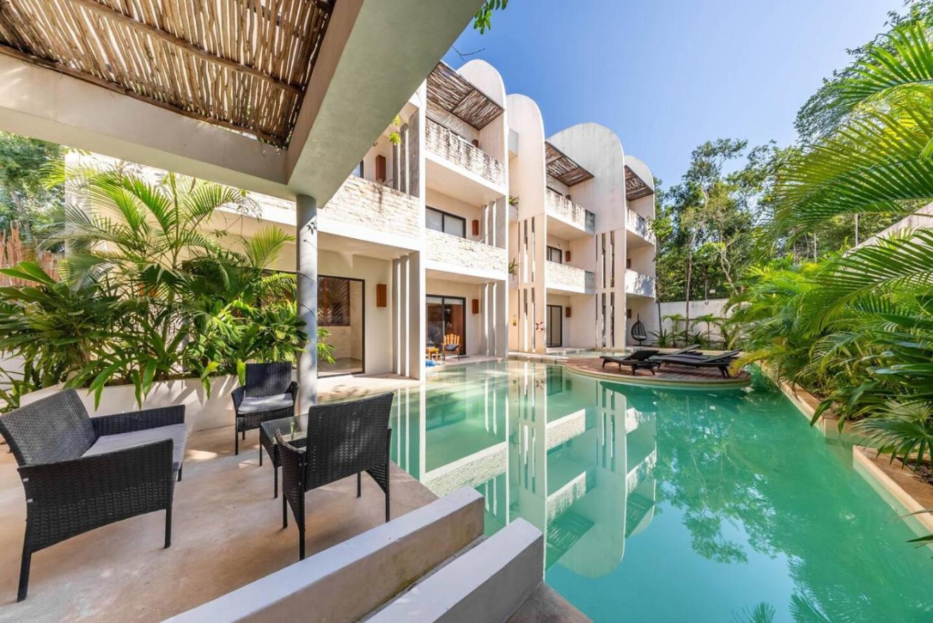 Lux 1 Bedroom With Rooftop Pool In Jungle At Paraiso Сasa de vacaciones Tulum