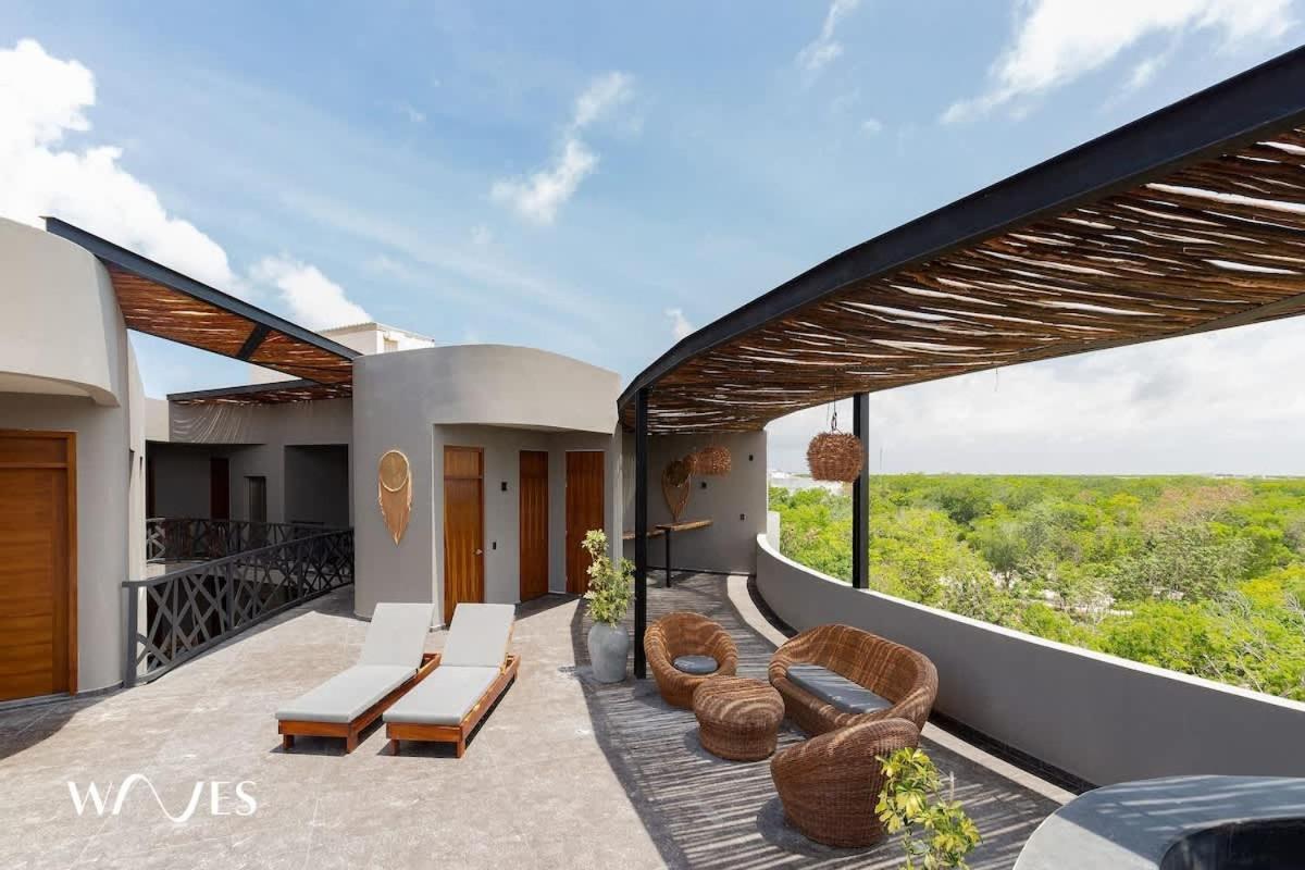 Luminous 2 Bedroom With Roof Pool Close To Zone By Waves Management Сasa de vacaciones Tulum