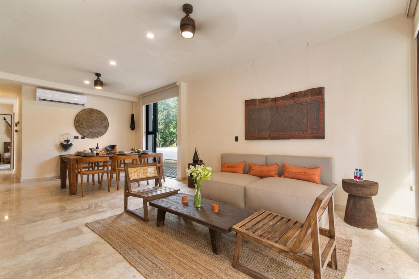 Boho Ground Floor Retreat Pool Near Apartamento Tulum