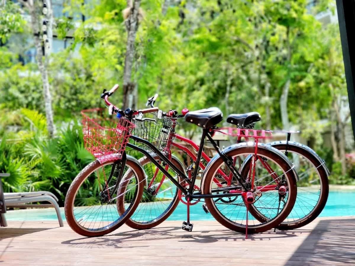 Private Jungle Cool Pool At Dk Dk 500 Mbps Wi-fi 3 Bikes King Bed Apartamento