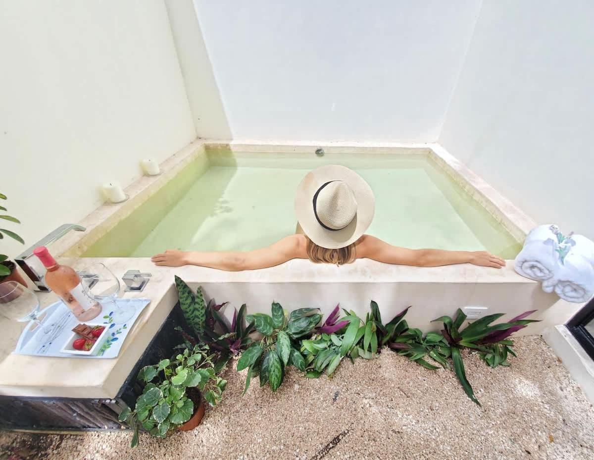 Private Jungle Cool Pool At Dk Dk 500 Mbps Wi-fi 3 Bikes King Bed Apartamento Tulum