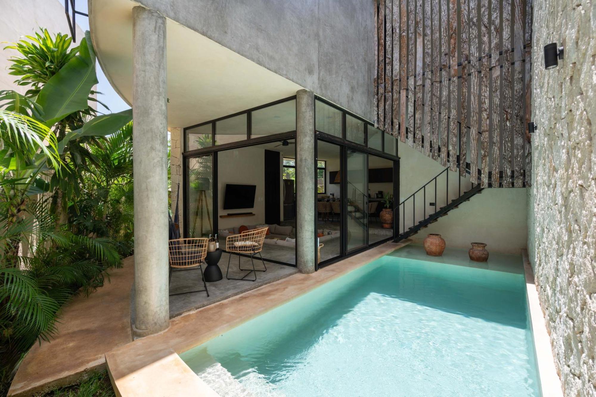 2 Bohemian Bliss Villas-2 Pv Pool-concierge 1a-1b Tulum