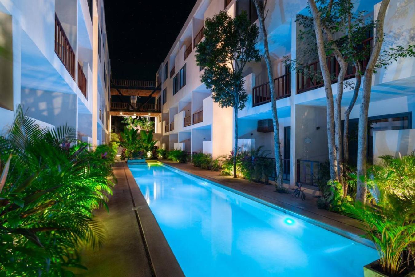 Work And Relax Apto With Cowork Space And Rooftop Apartamento Tulum