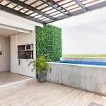 Rooftop Pool Paradise With Jungle Views