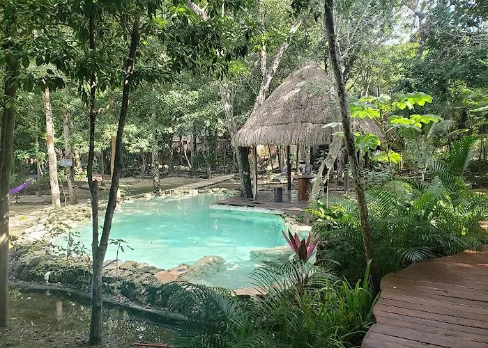 Jungle Chic Villa In Chemuyil