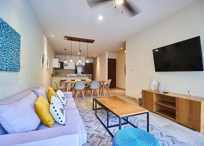 Homely And Equipped 2Br With Swim Up Pool In Aldea Zama