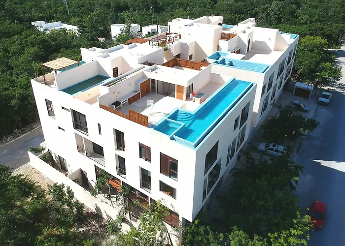 Rooftop Pool Apartments Tulum