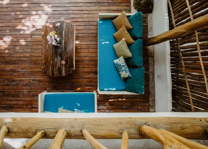 Beachfront Villa On Tulum Beach Hotel Zone