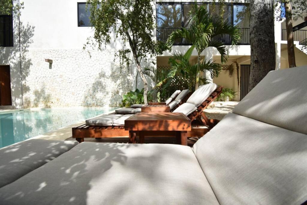 Chic-modern Apt W/pool, Garden, Parking & 3 Bikes * Tulum