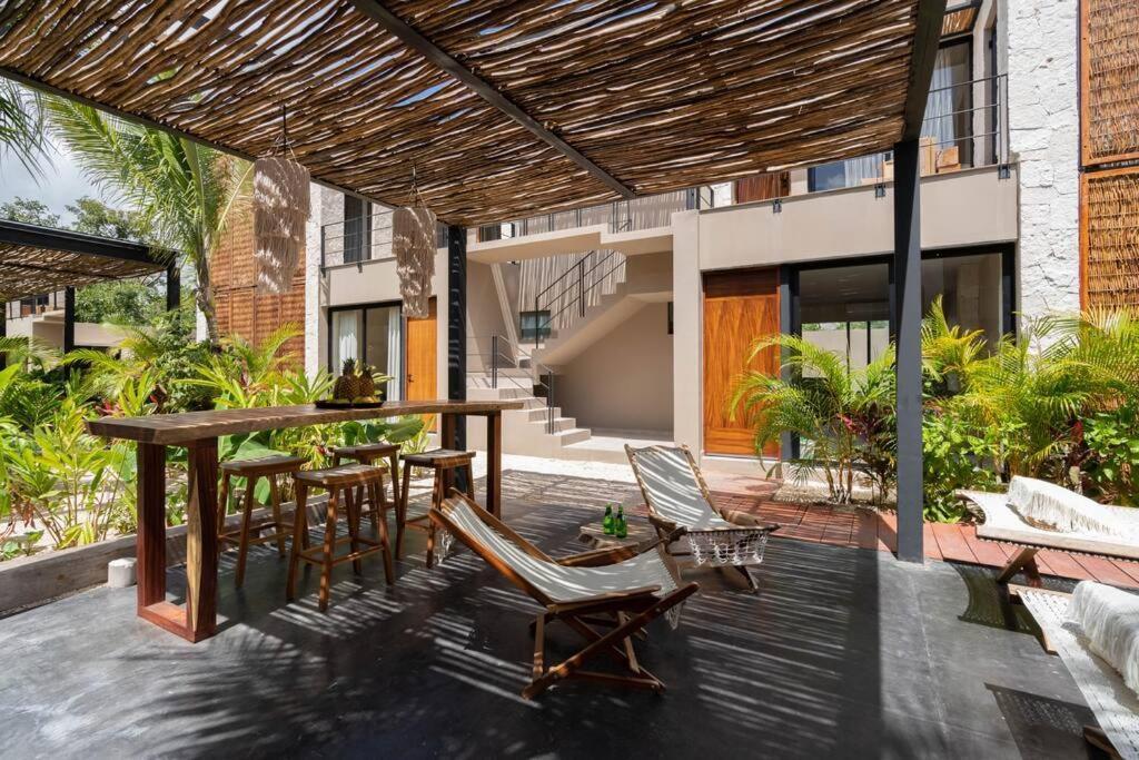 Lujoso Departamento Boho-chic Con Alberca Privada Apartamento Tulum