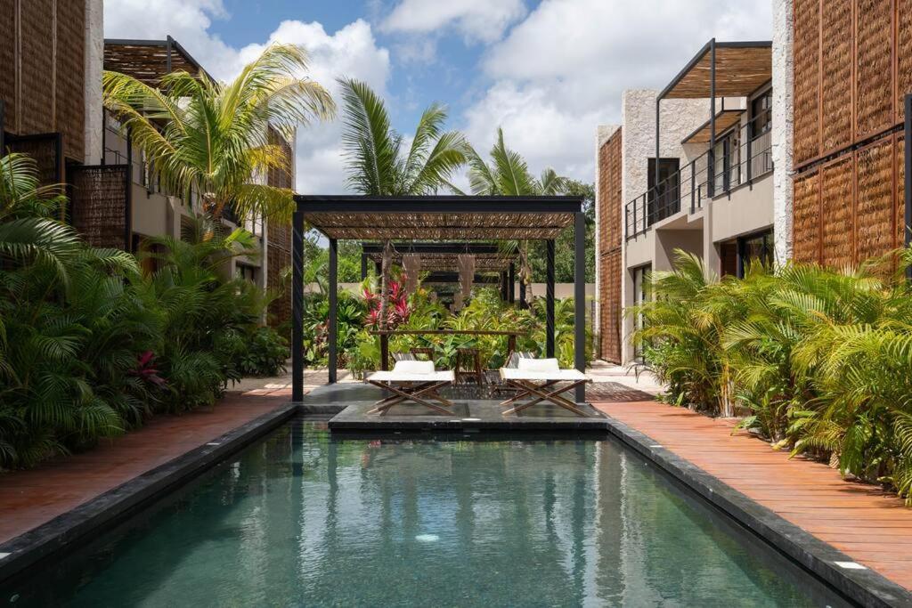 Apartamento Lujoso Departamento Boho-chic Con Alberca Privada Tulum