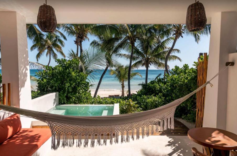 Beachfront In Beach Hotel Tulum