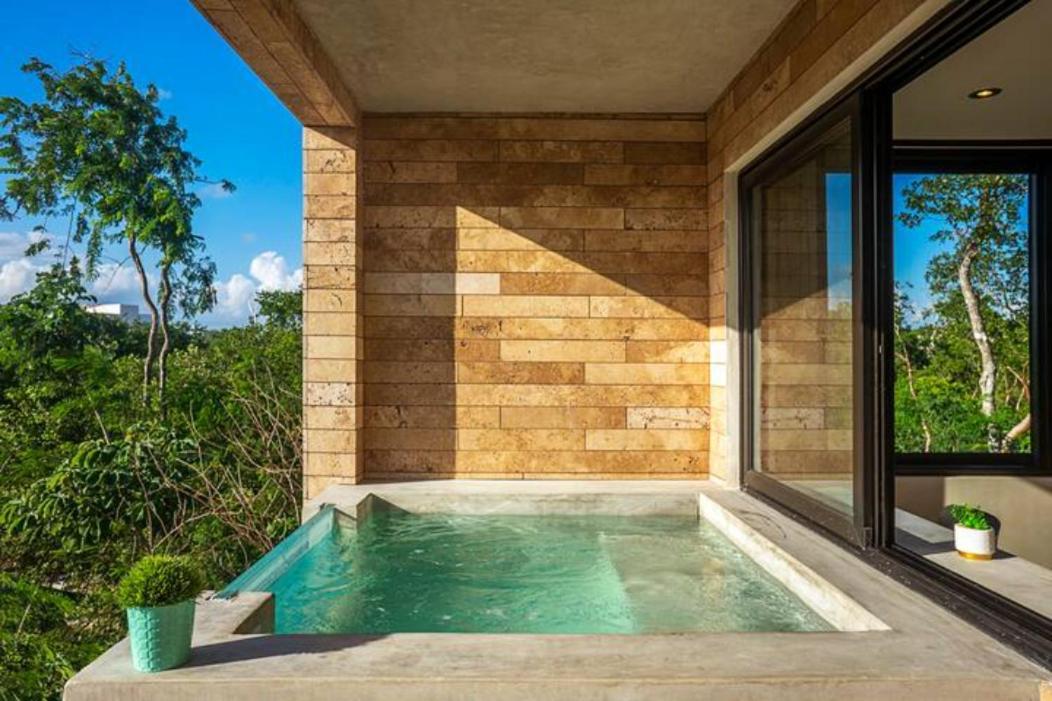 Private Terrace Pool.2 Free Bikes. Near Beach/town * Tulum