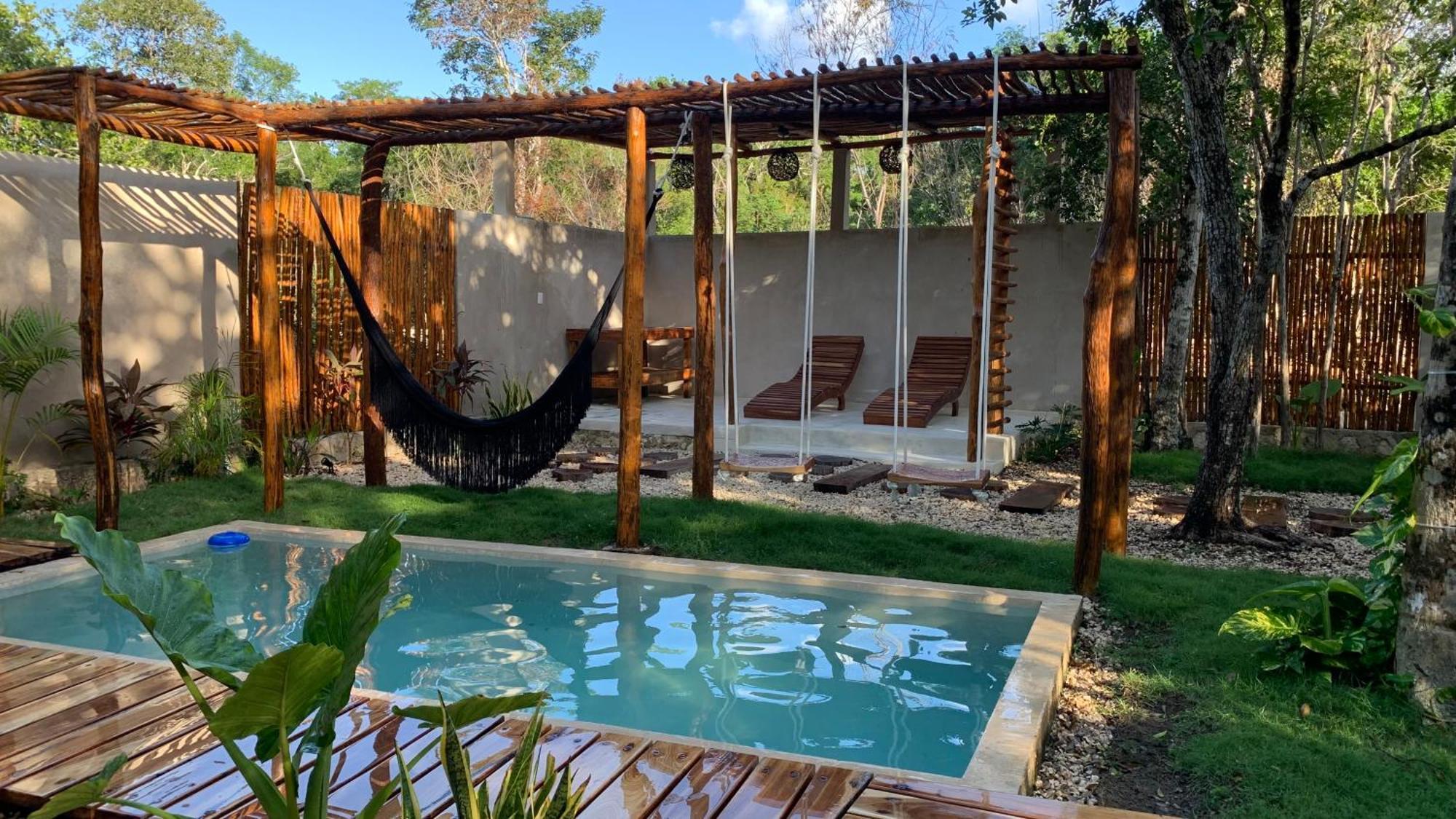 Сasa de vacaciones Casa Calu Cozy & Confortable Jungle House With Pooll *