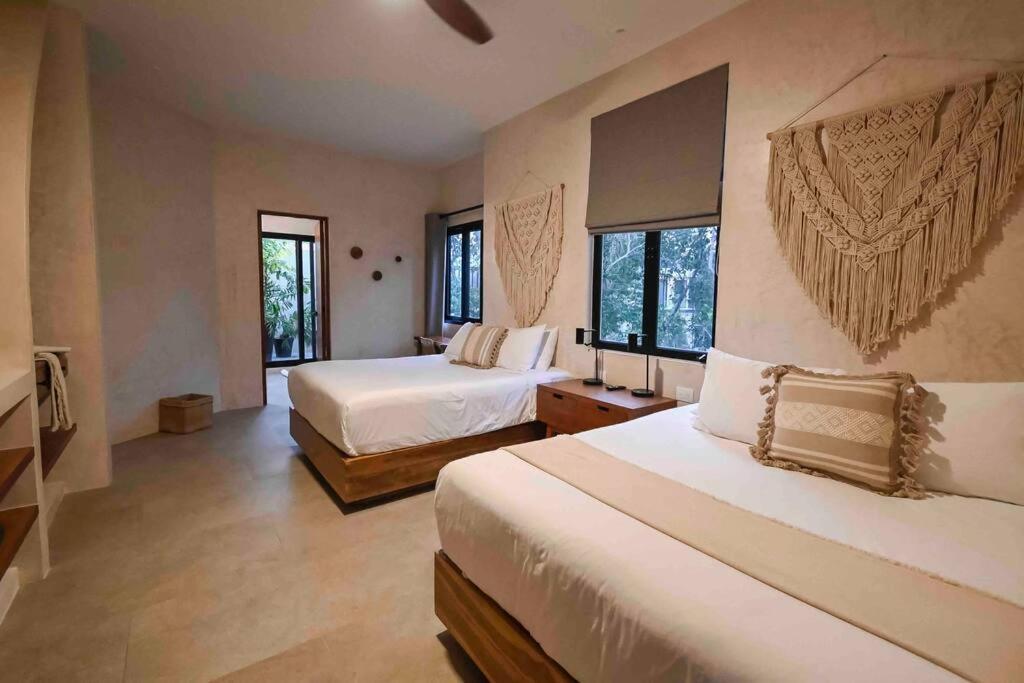 Casa Kuk, Stylish, At 5 Min, Pool, Concierge Villa Tulum