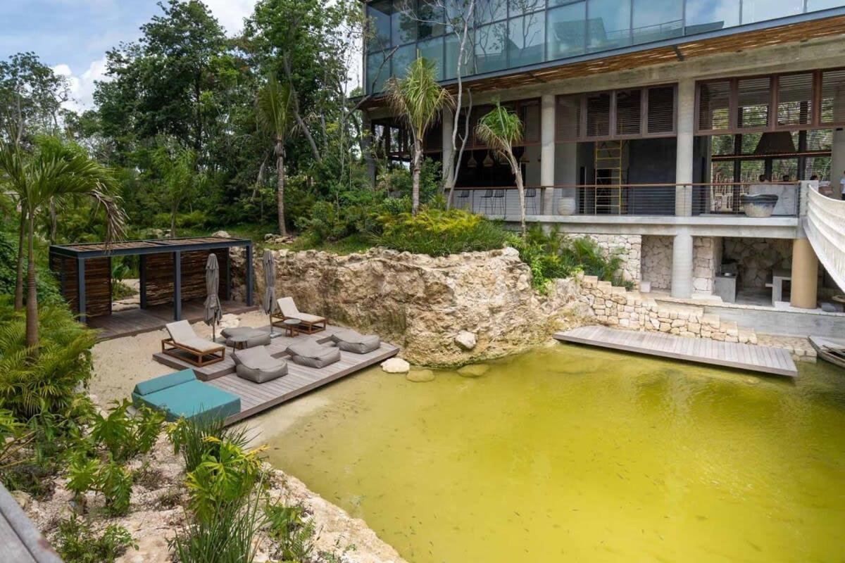 Ideal Location With Cenote Pools Gym Restaurant Сasa de vacaciones