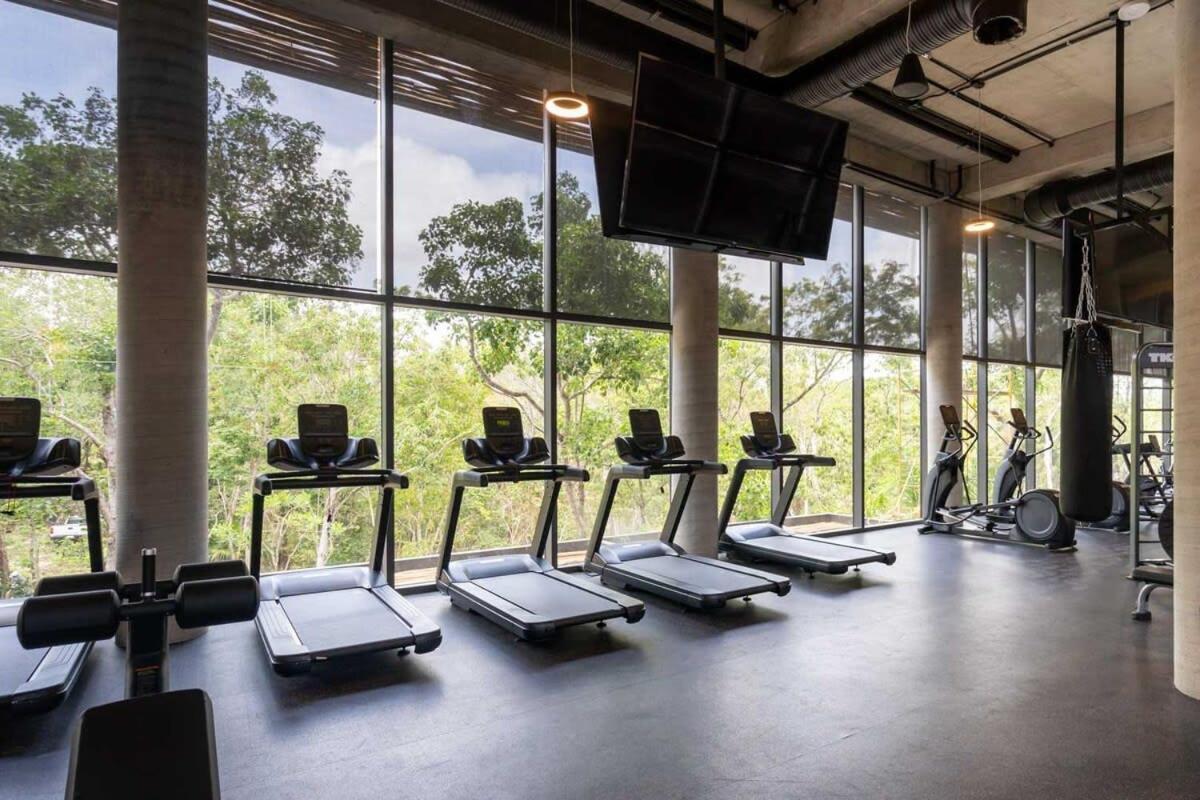 Ideal Location With Cenote Pools Gym Restaurant * Tulum