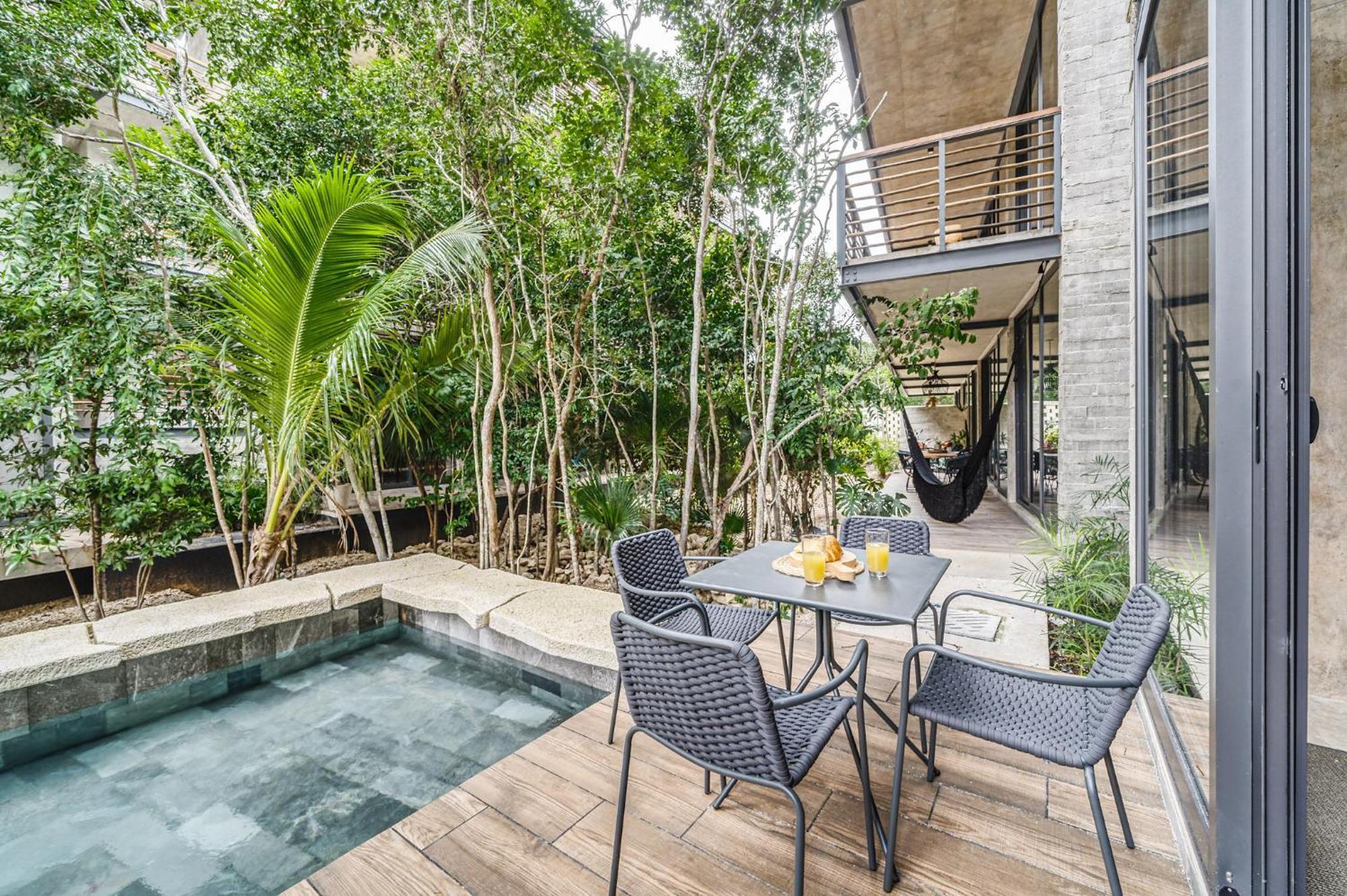 Unique 1br Swim Up Cenote, And Gym Apartamento