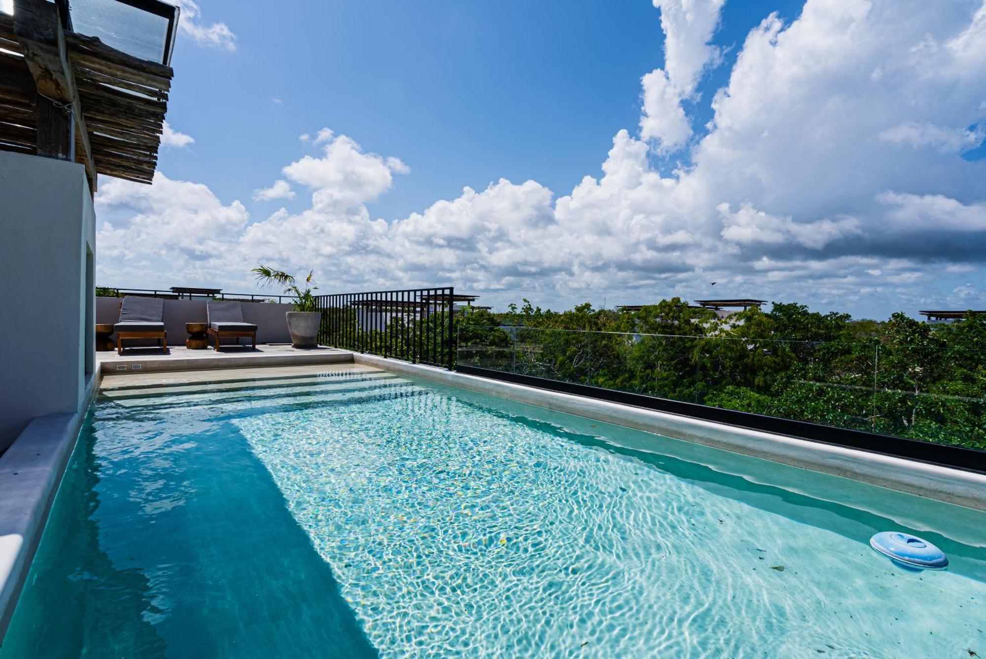 Apartamento Penthouse With Private Jungle, Pool, Downtown Tulum