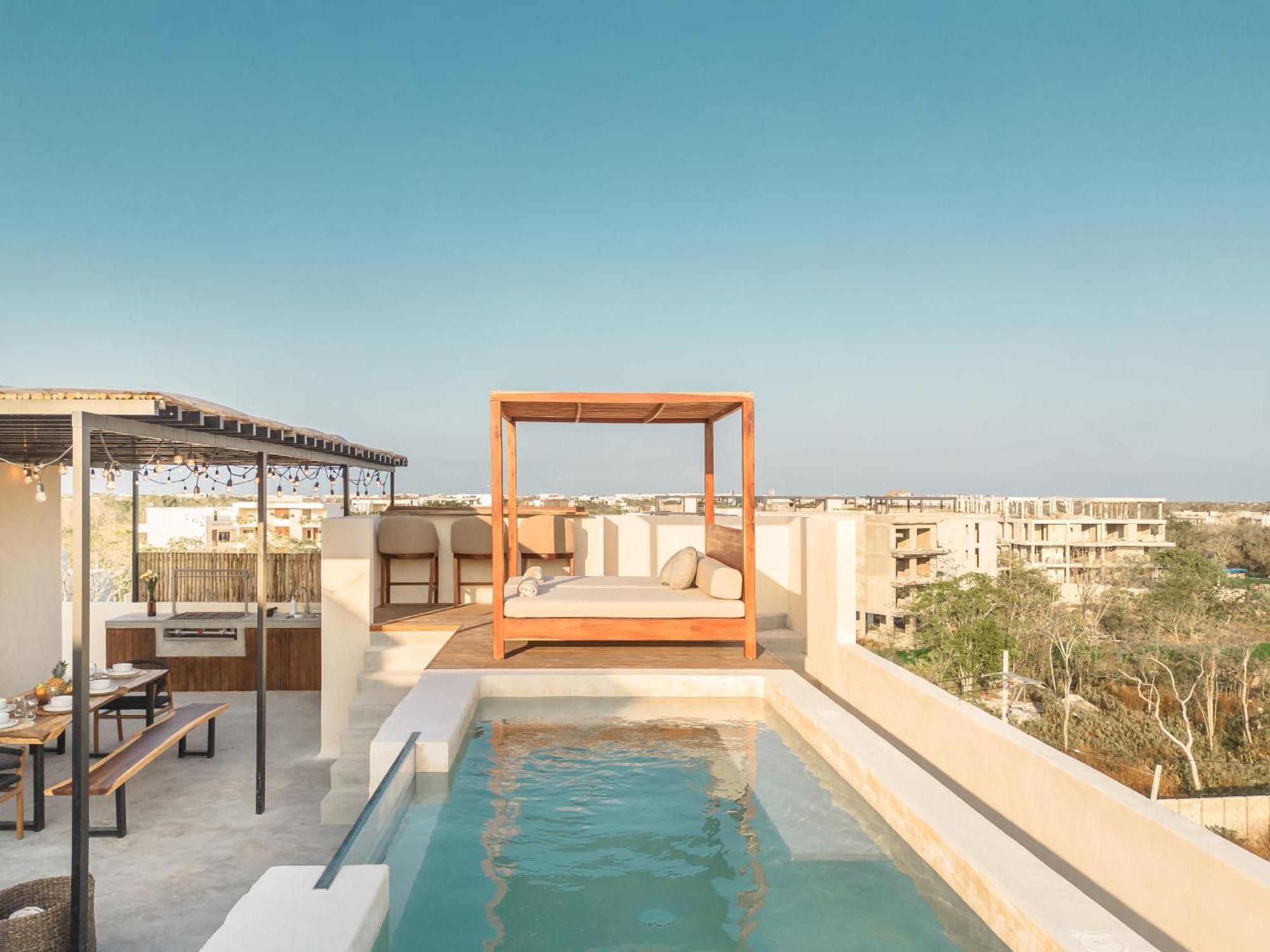 Deluxe 2-story Penthouse Pool & Bbq Rooftop Apartamento *