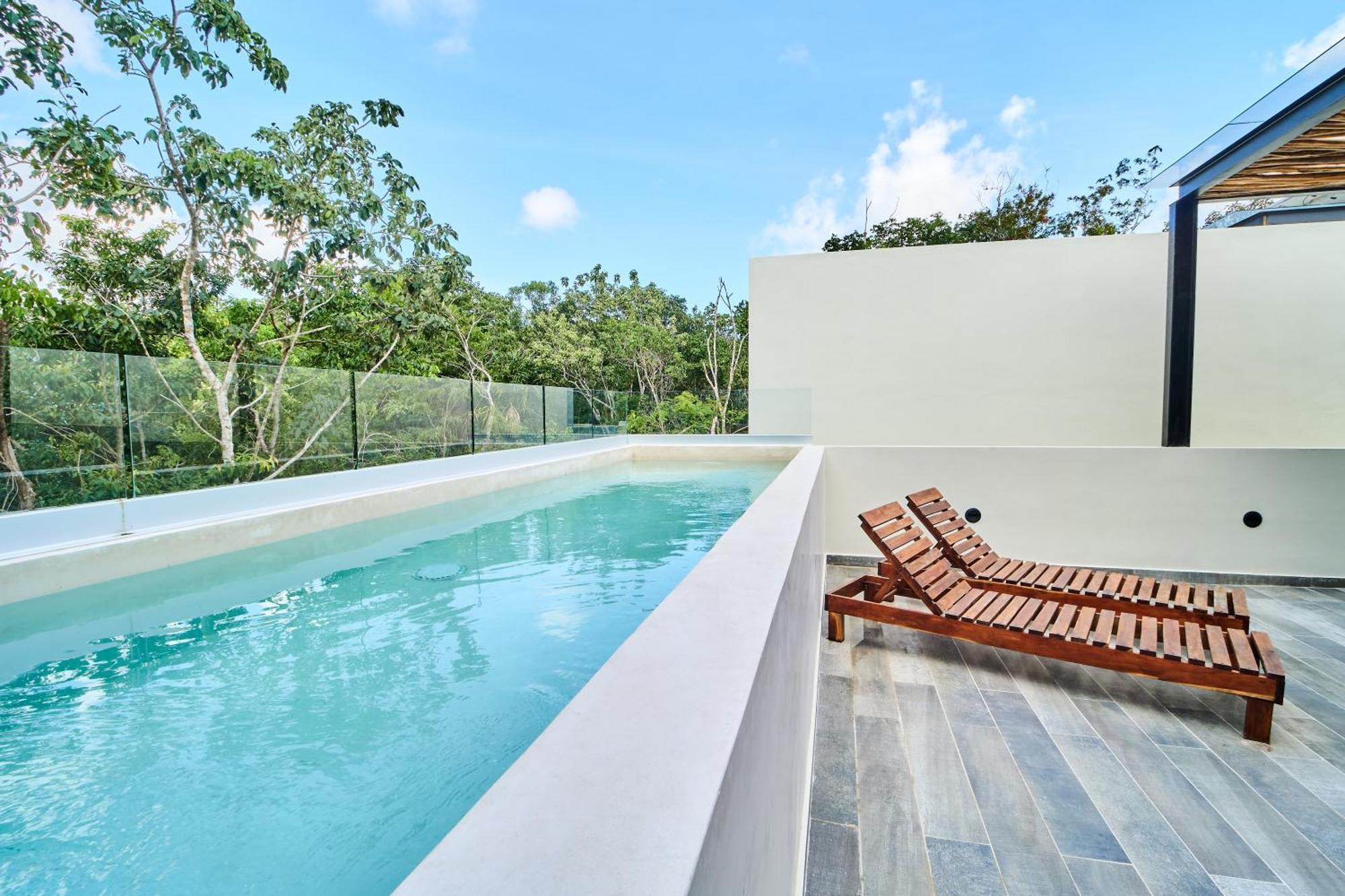 Luxury With Private Pools, Terrace & Rooftop Terrace Tulum