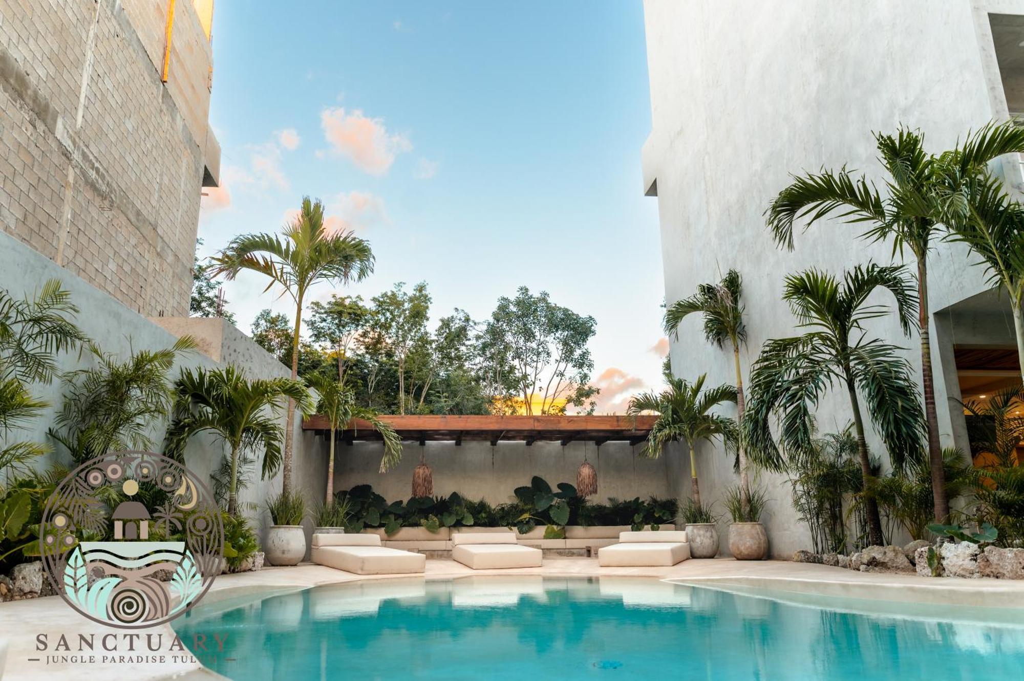 Apartamento New Sanctuary With A Jacuzzi And Private Tub In The Jungle Tulum