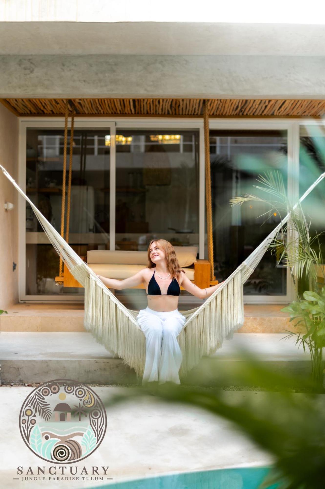 Apartamento New Sanctuary With A Jacuzzi And Private Tub In The Jungle Tulum