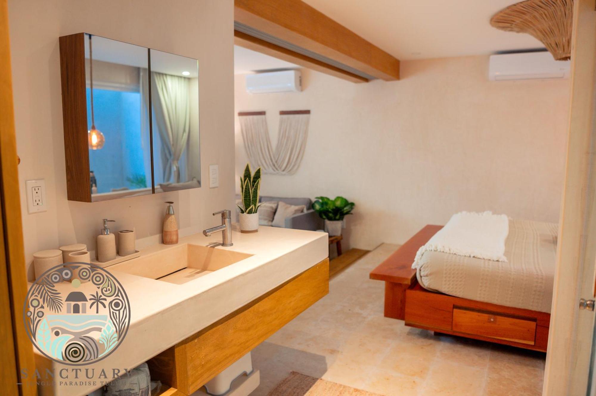 New Sanctuary With A Jacuzzi And Private Tub In The Jungle * Tulum
