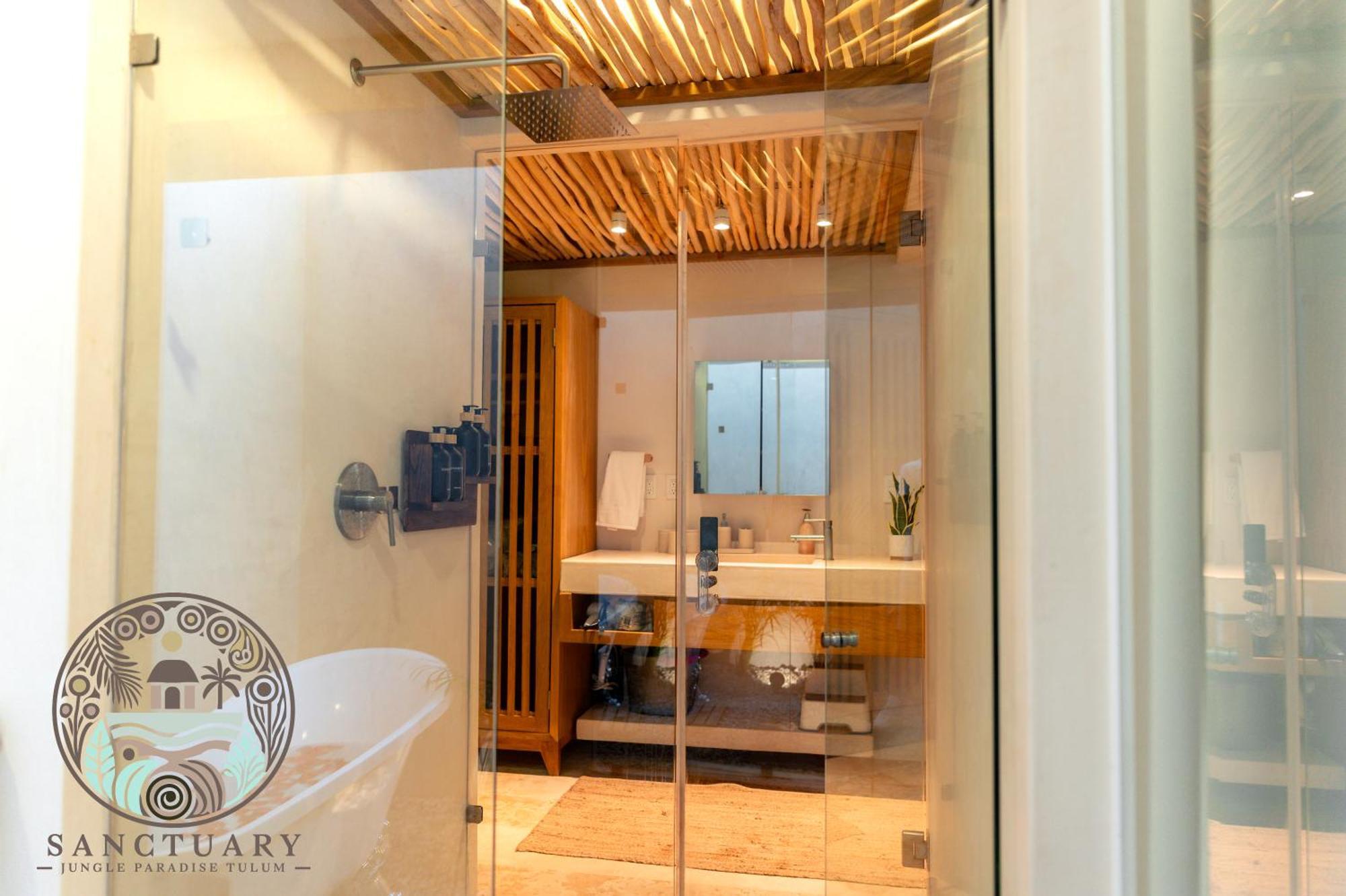 Apartamento New Sanctuary With A Jacuzzi And Private Tub In The Jungle Tulum