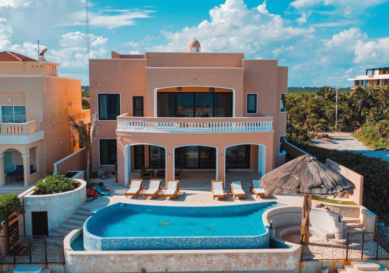 Hacienda Tankah Stunning Private With 7 Bedrooms 8 Beds Pool And Personal Cook Luxury Exclusivity And Comfort For Groups And Families Of Up To 14 Guests In A Paradise By The Sea Villa *