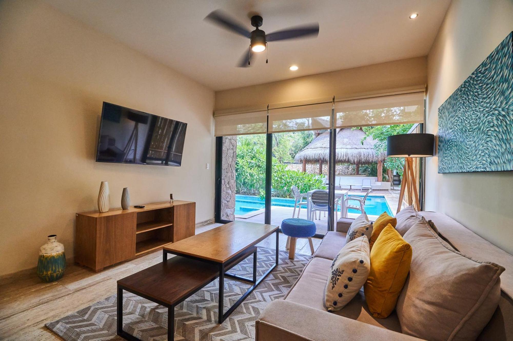 Apartamento Homely And Equipped 2br With Swim Up Pool In Aldea Zama *