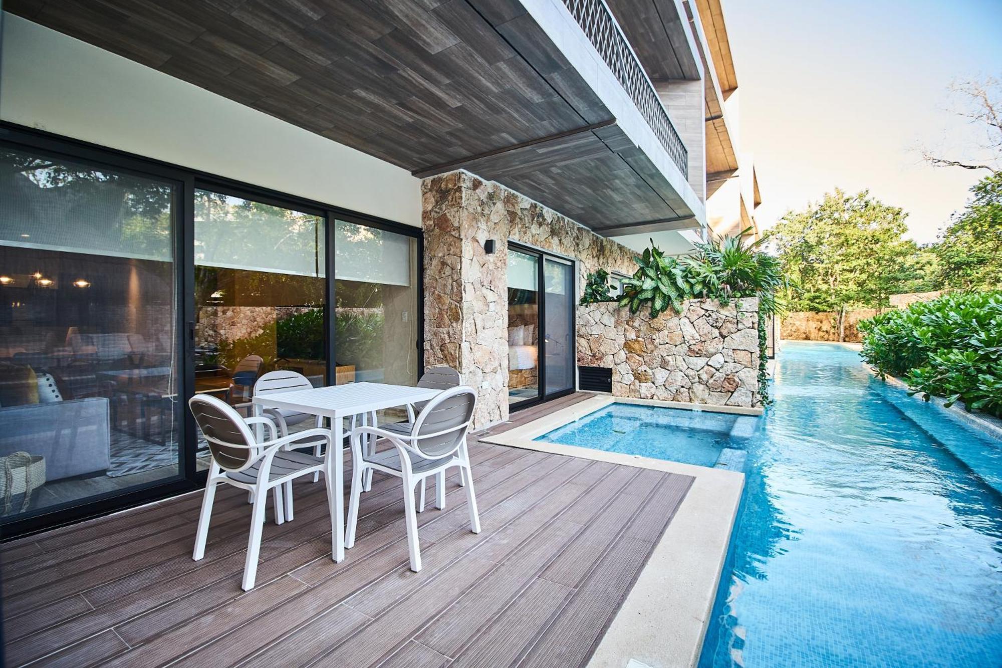 Homely And Equipped 2br With Swim Up Pool In Aldea Zama Tulum