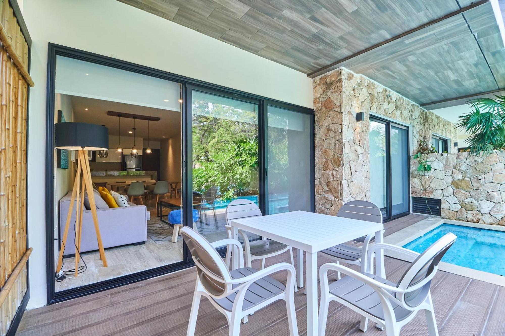 Homely And Equipped 2br With Swim Up Pool In Aldea Zama * Tulum