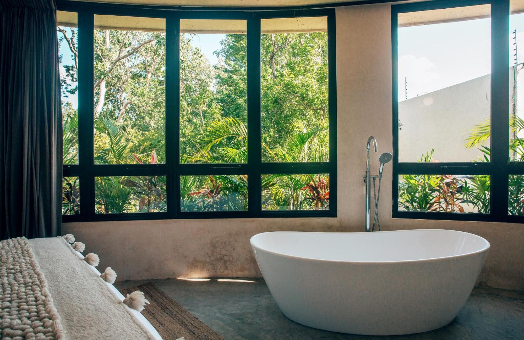 Jungle Rooftop Round -priv Pool-bathtub 2a Villa *