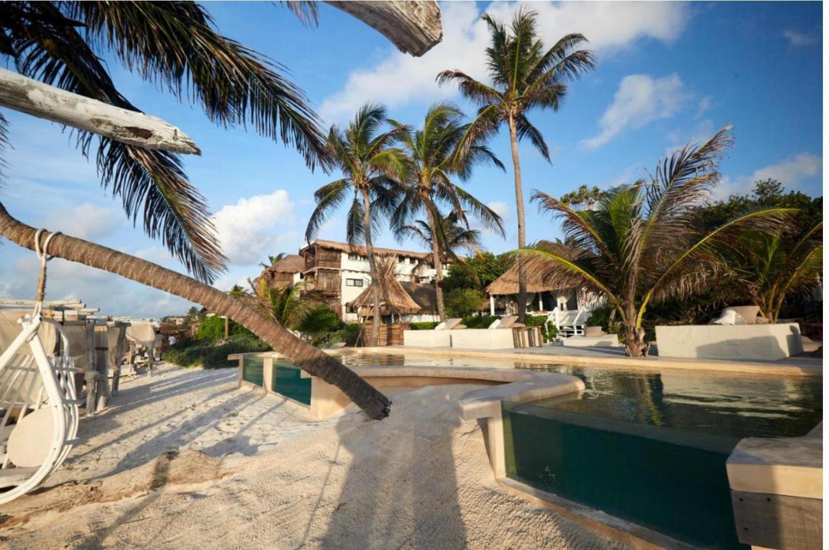 Beachfront Campo de lujo Tulum