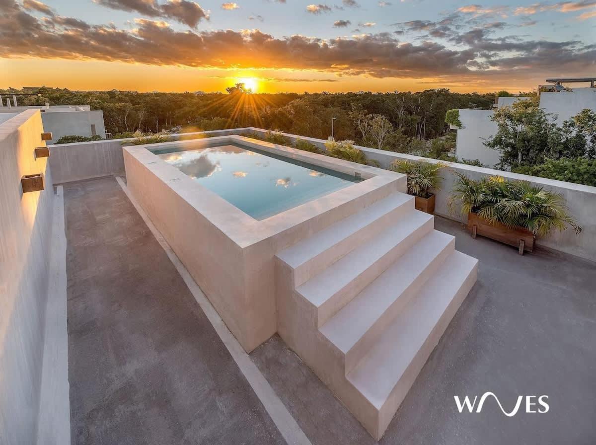 With Great Rooftop Pool *
