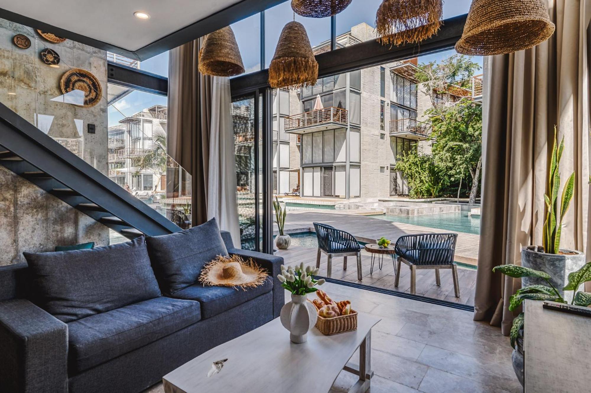 1br Swim Up Loft W Cenote Big Gym Pools *
