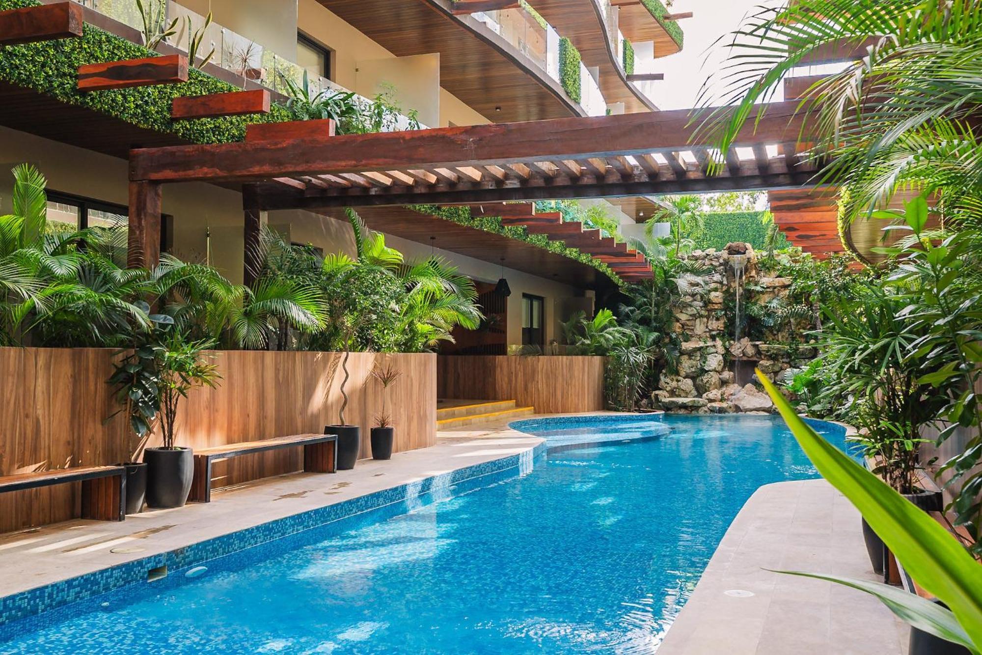 2br Sun Lover's Nest W Gym Rooftop Apartamento Tulum