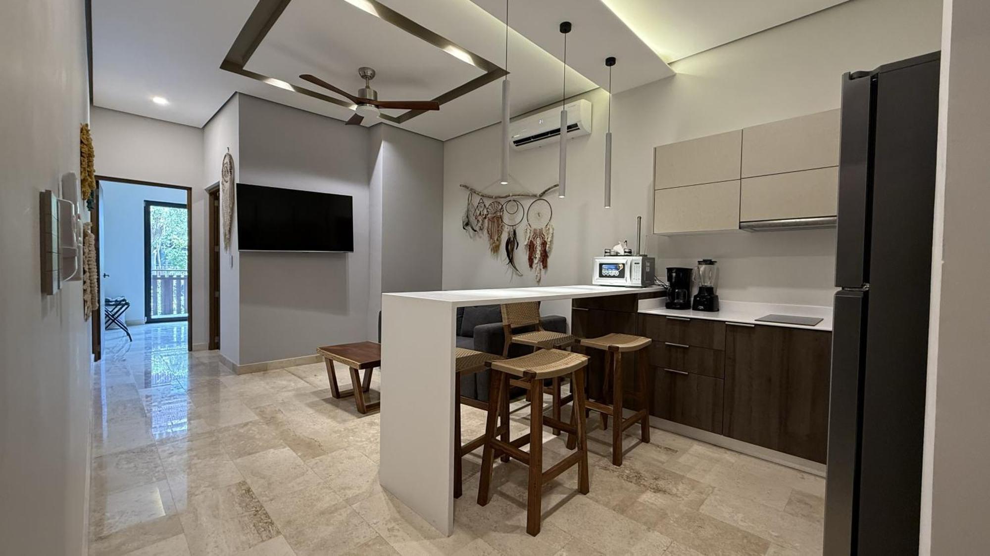 Apartamento Nuevo 1br A Pasos De La Playa Tulum