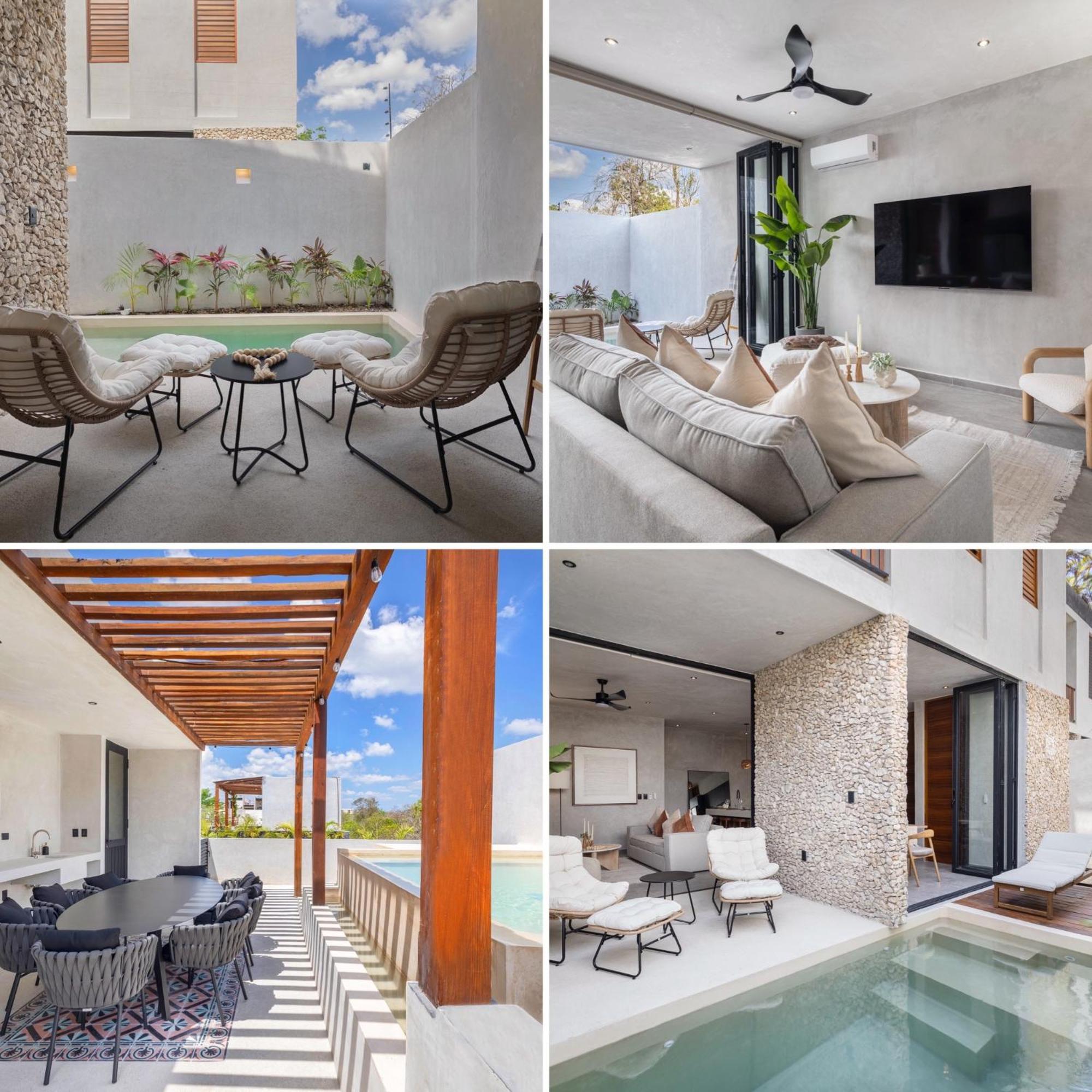 Modern And Luxury With 2 Private Pools In Tulum
