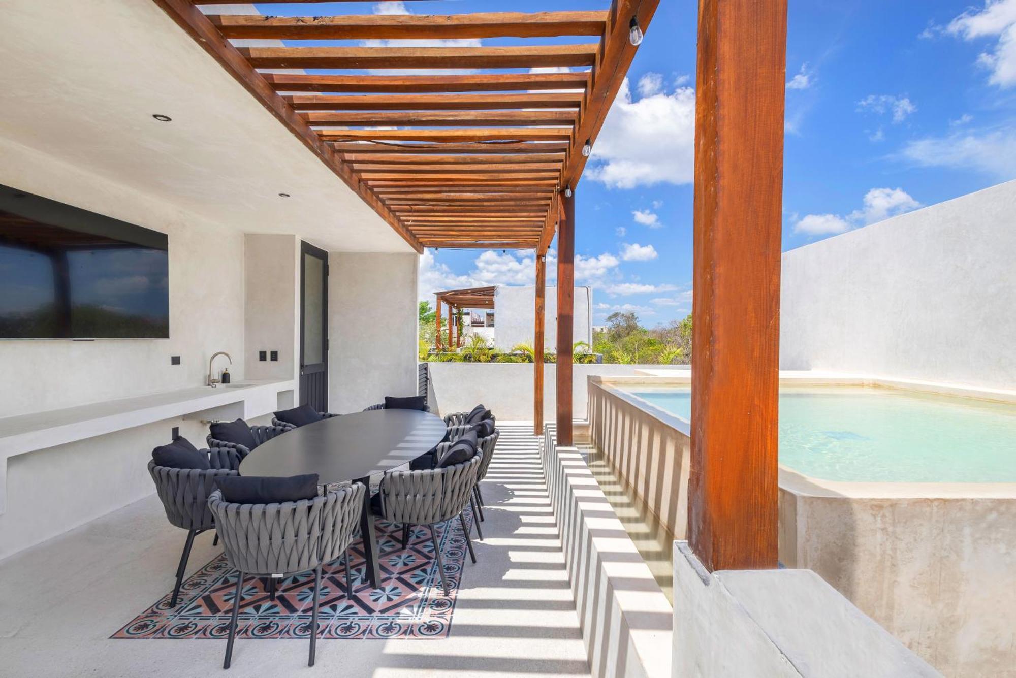 Villa Modern And Luxury With 2 Private Pools In Tulum