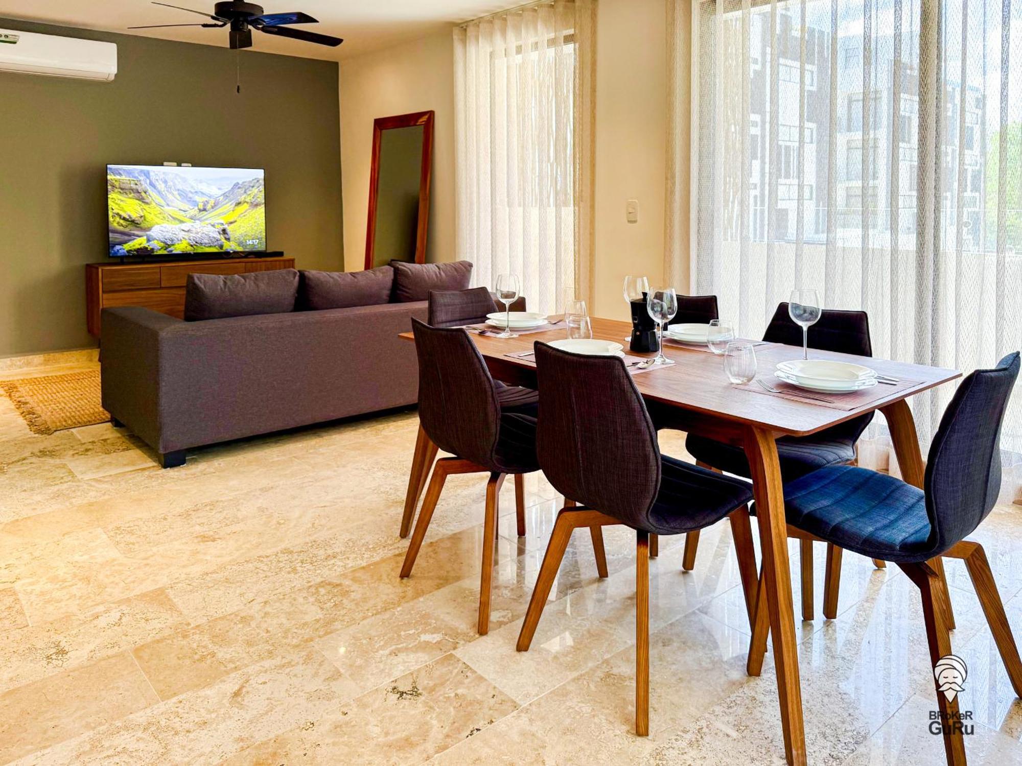 2bd With Private Balcony & Jacuzzi Aldea Zama View Apartamento