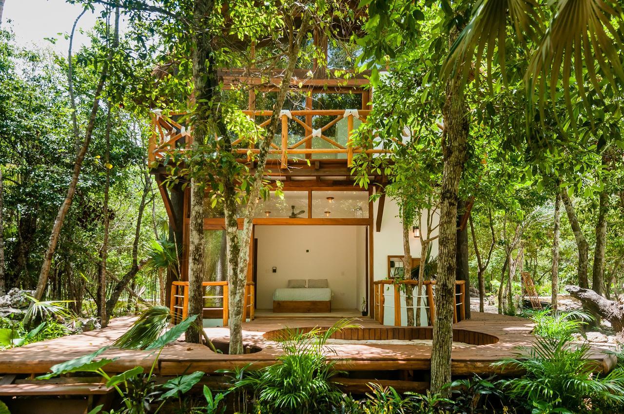 Villa Jungle Chic In Chemuyil *
