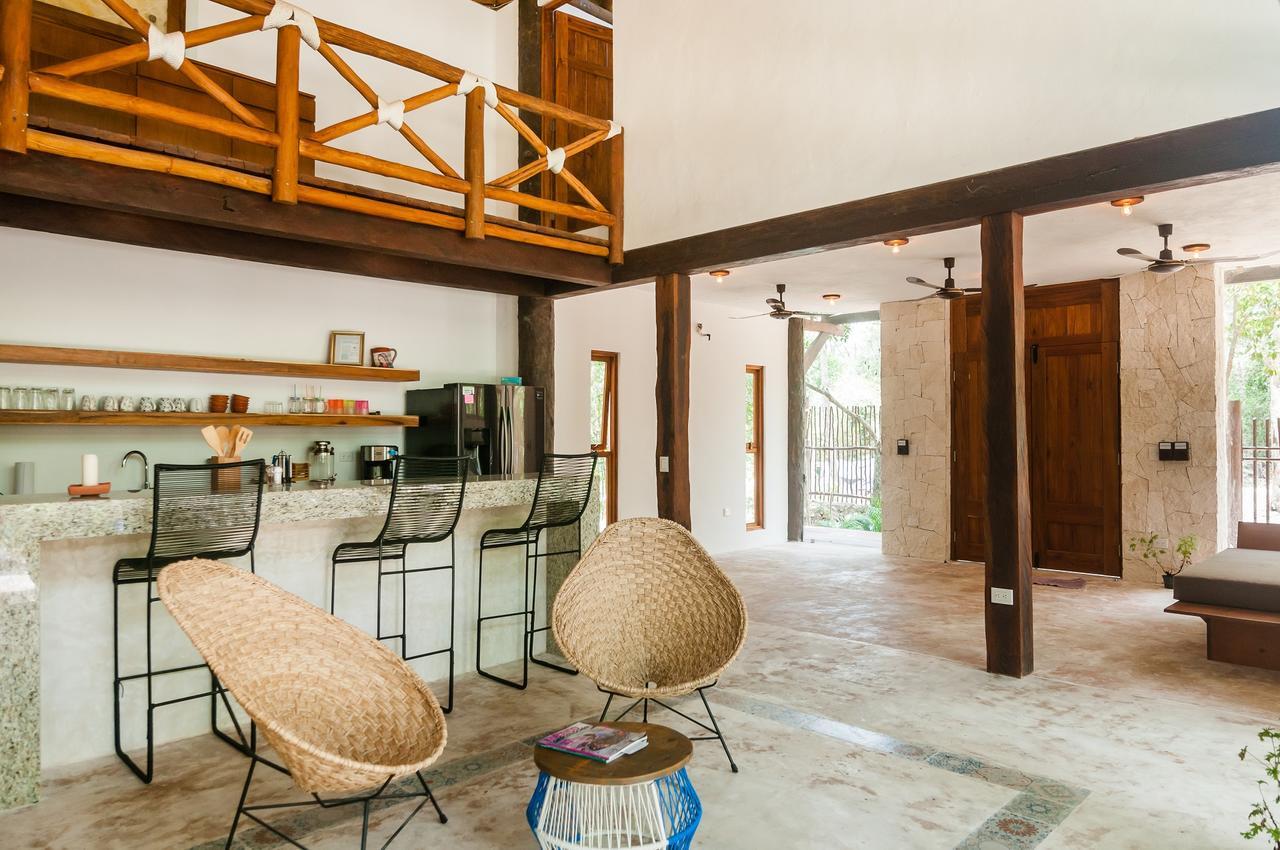 Villa Jungle Chic In Chemuyil Tulum