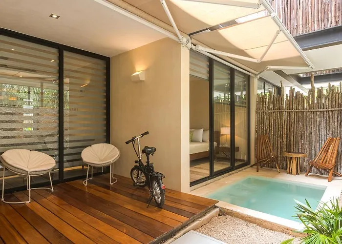 Beautiful Bungalos Luxury Apartment By Lockey In Gated Community At Aldea Zama