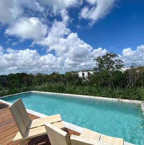 Villa In Aldea Zama With Private Pool-Transportation Included!