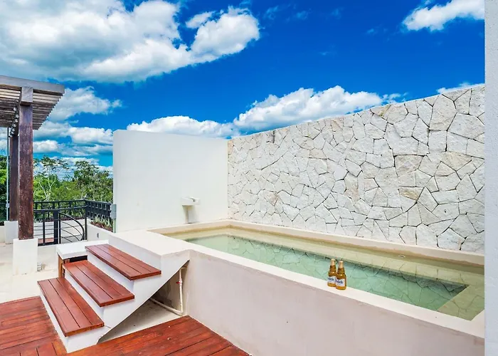 2Br Luxury Penthouse With Heated Jacuzzi Rooftop Pool - Amar Tulum 203