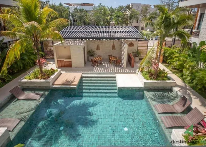 Luxury Apartment With Jacuzzi In Tulum